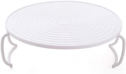 SnelShoppen - Magnetron Plate Stacker Grill Rack - Vouwbare Handgrepen - Plastic Bakplaat voor Magnetron en Oven - Ideaal voor Bacon en Diepvries Snac — thumbnail 1