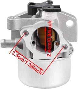 SnelShoppen - Carburetor Kit voor 4 Cycle Grasmaaier Generator met Bougiekabel, Seals, Brandstoffilter - Vervangt 790845 799871 799866 796707 794304 — thumbnail 2