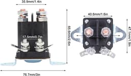 Starter solenoïde relais 12V - Waterdicht koper - Vervanging voor Toro grasmaaier - Betrouwbare startfunctie - ShopVlot — thumbnail 5