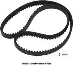 SnelShoppen - Vervangingsriem voor Maaiers - 1 Stuk - 120-3335 - 265-610 - Geschikt voor Toro Time Master 76cm - Duurzaam Rubber - Tuinaccessoires — thumbnail 3