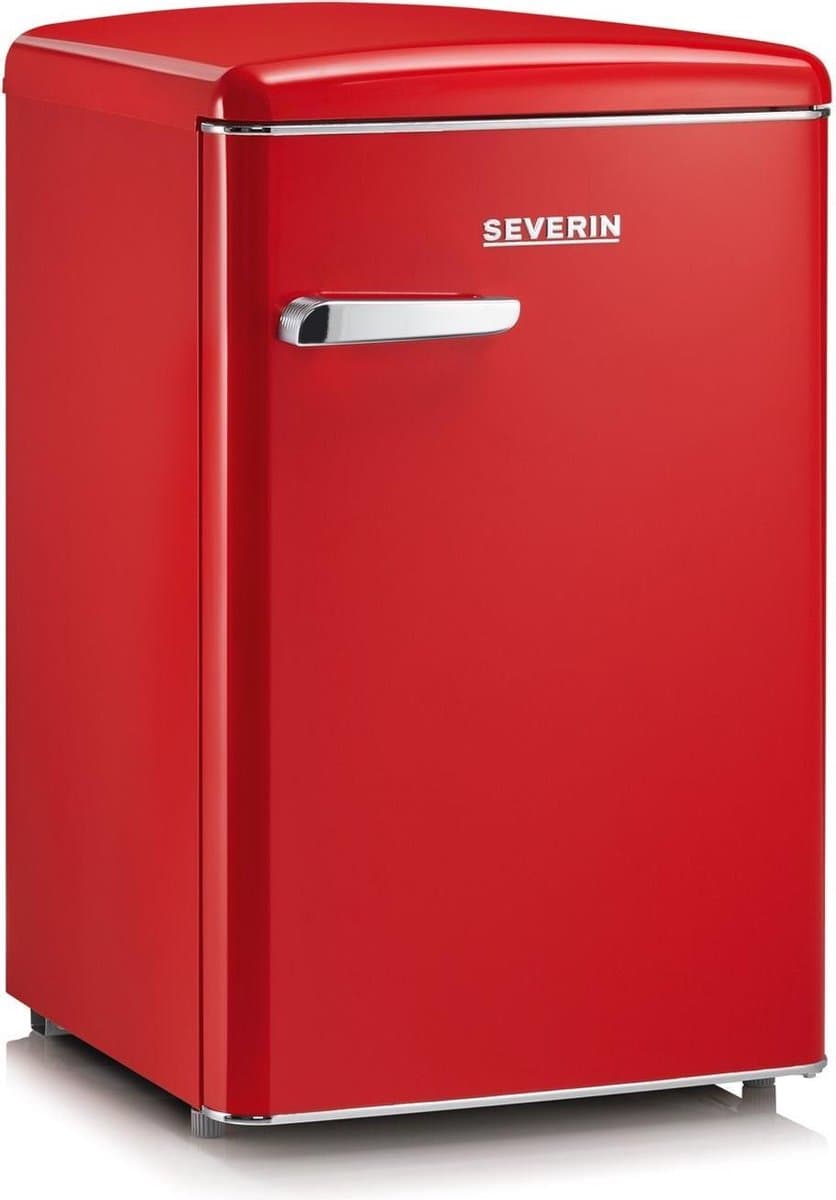 Severin RKS 8830 Tafelmodel Retro koelkast rood — afbeelding 1
