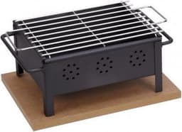 Tafel barbecue voor binnen en buiten 25x20cm inclusief RVS rooster. — thumbnail 1