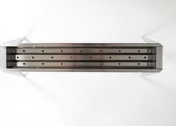 Spiedini Miami 80 - Luxe, smalle dubbelwandige barbecue zonder roosteer voor het grillen van saté of spiesjes  - 80 cm lang, 11 cm breed - Materiaal: rvs — thumbnail 3