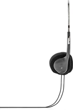 Nedis Bedrade On-ear Koptelefoon - 3,5 mm - Kabellengte: 1.20 m - Zwart — thumbnail 3
