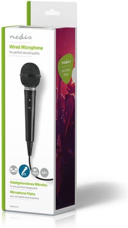Nedis Bedrade Microfoon - Cardioïde - Vaste Kabel - 5.00 m - 80 Hz - 12 kHz - 600 Ohm - -75 dB - Aan/uit knop - ABS - Zwart — thumbnail 5