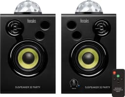 Hercules DJSpeaker 32 - Actieve 3" Studiomonitorset - 2x 15W RMS Speakers - Met LED-Partyverlichting — thumbnail 1
