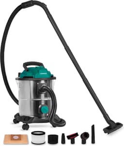 VONROC Nat- en droogzuiger – Alleszuiger - Stofzuiger – 1400W – Blaasfunctie – 20L tank – 3m slang - 6m stroomkabel — thumbnail 1