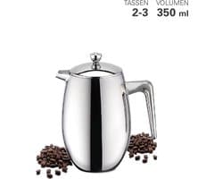 Cafetière, 350 ml, Dubbelwandig – Weis