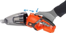 Dual Power accu kruimelzuiger POWDP6030 - 20V draadloze stofzuiger - verlengbaar - zonder accu en lader - met 2 acc. — thumbnail 2