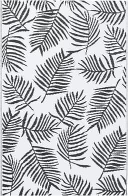 vidaXL - Buitenkleed - ARAKIL - 190x290 - cm - PP - wit - en - zwart — thumbnail 1