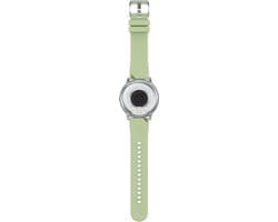 Belesy® SUAVE - Smartwatch Heren – Smartwatch Dames - Horloge – Stappenteller – Calorieën - Hartslag – Sporten - Je eigen foto als wijzerplaat - Kleurenscherm - Full Touch - Bluetooth Bellen – Zilver - Silicone –Groen - Moederdag — thumbnail 5