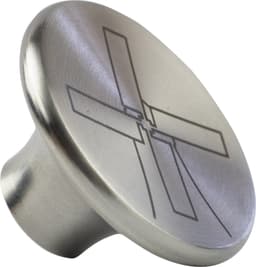 The Windmill Dekselknop 5 Cm Rvs 105 Gram Zilver — thumbnail 3