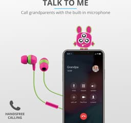 Trust Buddi - Kinder Koptelefoon - In-ear - Roze — thumbnail 5