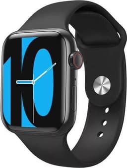 Belesy® Immune - Smartwatch Dames - Smartwatch Heren - Horloge - Bellen - 1.54 inch - Kleurenscherm - Full Touch - Lichaamstemperatuur - Zwart - Siliconen — thumbnail 2