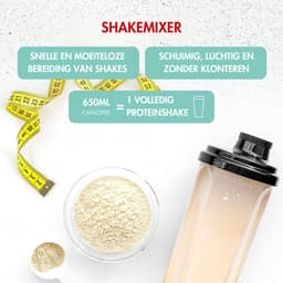 Elektrische Mixer - Multifunctioneel 65 WATT - 650 ML Roestvrijstaal - Mixer, Milkshaker, Cocktailmachine, Barmixer, Blender , Voor Eiwitshake, Cocktail, Smoothie, Melk — thumbnail 4