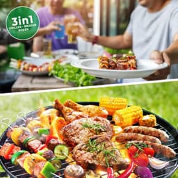 MaxxGarden Barbecue - Smoker - barbecue grill - 40x72cm - zwart — thumbnail 3