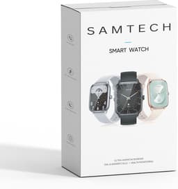 SAMTECH Smartwatch Ultra Thin Pro Serie 5 - Dames & Heren – Sport horloge - Stappenteller, Calorie Teller, Slaap meter, HD – IOS & Android - Grijs / Zilver — thumbnail 5