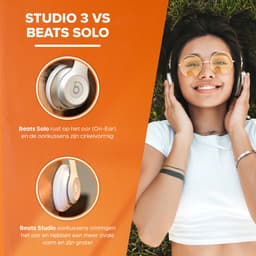 Oorkussens geschikt voor Beats By Dr. Dre Studio 2.0/3.0 wireless - Koptelefoon oorkussens voor Beats Studio zwart — thumbnail 5