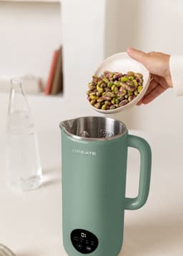 CREATE - Sojamelk maker - Multifunctionele machine - 850 ml - Soepmaker - Notenmelk maker - Timer 12 uur - Sage - VEGAN MILK MAKER STUDIO — thumbnail 5