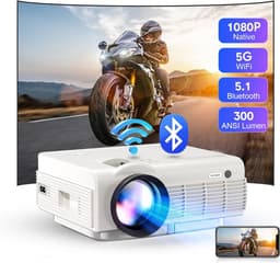 Ervaar de Magie van Thuisbioscoop met Onze Mini LED Beamer - 4K Ondersteuning en Verbluffende Beeldkwaliteit! — thumbnail 1