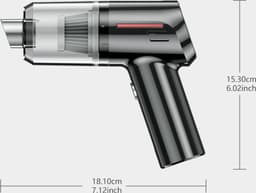 Xerolax Kruimeldief - Handstofzuiger - Kruimelzuiger - Car Vacuum Cleaner - Snoerloos - Draadloos - Auto Stofzuiger - Caravan - Best Verkocht - Haar — thumbnail 3