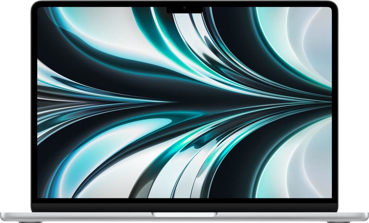 Apple MacBook Air (2022) MLXY3ZE/A - 13.6 inch - Apple M2 - 256 GB - Zilver — afbeelding 1