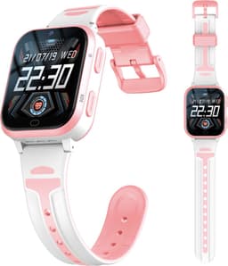 GPSHorlogeKids© - GPS horloge kind - smartwatch kinderen - WhatsApp - 4G videobellen - spatwaterdicht - SOS alarm - SMS - incl. SIM - Yoda Roze — thumbnail 5