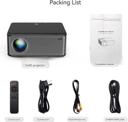 Projectie 1920*1080P Full HD LED Beamer WIFI Bluetooth afstandsbediening-projectie — thumbnail 5
