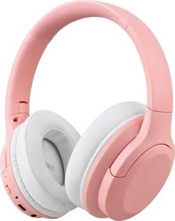 WiseQ ANC Kinderkoptelefoon – Roze Draadloze Koptelefoon Meisje – Active Noise Cancelling – 35u Bluetooth en Microfoon – Incl. 100+ Stickers — thumbnail 1