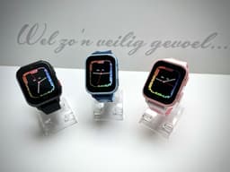 GPSHorlogeKids© - GPS horloge kind - smartwatch kinderen - WhatsApp - 4G videobellen - spatwaterdicht - SOS alarm - SMS - incl. SIM - Yoda Zwart — thumbnail 5