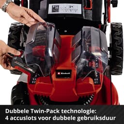 Einhell Professional Accu Grasmaaier GP-CM 36/47 S HW Li Kit - Power X-Change - 36 V/Li-ion - Maaibreedte: 47 cm - Aanbevolen gazonoppervlakte: tot 700 m² - Zelfrijdend - Mulching functie - Incl. 4x 4,0 Ah accu en 2x Twincharger — thumbnail 4