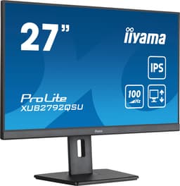 iiyama ProLite XUB2792QSU-B6 - 27 inch - QHD - IPS - USB-Hub (4x) - Verstelbaar — thumbnail 4