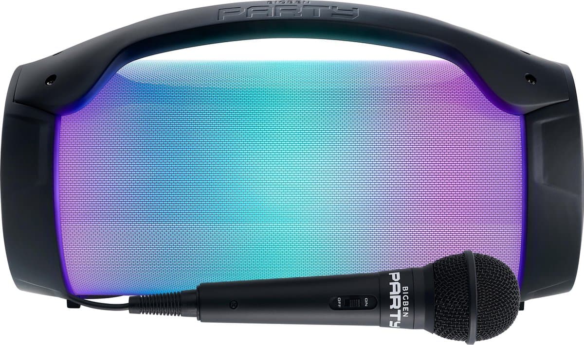 Bigben Party Lite - Draadloze speaker - Bluetooth - Zwart — afbeelding 1
