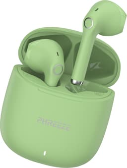 Phreeze Draadloze Oordopjes - Bluetooth Oordoppen - True Wireless EarBuds - Draadloos - 2e Generatie - Groen — thumbnail 1