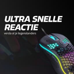 DINTO® Gaming Muis - Lichtgewicht - 7200 DPI - RGB - Game Muis - Optische — thumbnail 3
