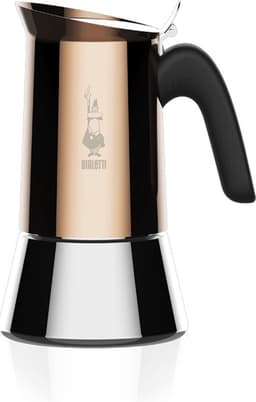 Bialetti Venus 6 Kops Koper – RVS Espressopot – 270 ml – Geschikt voor Inductie – Italiaans Design — thumbnail 5