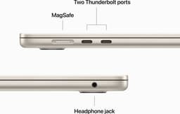 Apple Macbook Air (2023) MQKU3N/A - 15 inch - M2 - 256 GB - Sterrenlicht — thumbnail 4