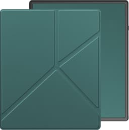 Hoes Geschikt voor Kobo Elipsa 2E - E-reader Bescherm Hoesje Case Sleep Cover Trifold - Hoes Geschikt voor Kobo Elipsa 2E Hoesje - Donkergroen — thumbnail 1