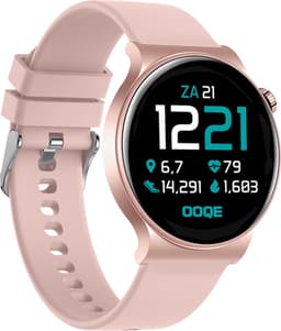 OOQE WATCH CS PRO - Smartwatch Heren en Dames | Geschikt voor iOS en Android | Full HD | Notificaties | Gezondheidsanalyse | Sportanalyse | GPS Koppeling | Bellen | Muziek/Audio Luisteren | Spelletjes | Ergonomisch | Nederlandstalig | Rosé Goud — thumbnail 3