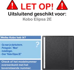 Hoes Geschikt voor Kobo Elipsa 2E - Luxe E-reader Trifold Case - Bescherm Hoesje Book Cover - Vlinders — thumbnail 2