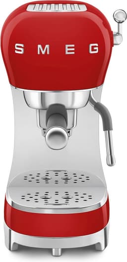 SMEG ECF02RDEU - Handmatige espressomachine - Rood - Stoompijp — thumbnail 1