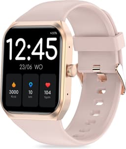FITAGE Smartwatch - Smartwatches - Stappenteller - Sporthorloge - Smart watch - Activity Tracker - Dames en Heren - Roze — thumbnail 1