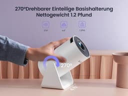 Equivera Mini Beamer - Draagbare Beamer - Beamer - Mini Beamer Projector - Projector - Mini Projector — thumbnail 5