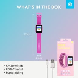 Smartwatch Kinderen met Camera en SD-kaart - Rekenmachine, Zaklamp, Alarm, Timer - 9 Spelletjes - Touchscreen - Educatief speelgoed 3 Jaar - Kids - Kinderhorloge Meisjes / Jongens - Roze - Cadeautje - 3, 4, 5, 6, 7, 8, 9, 10, 11+ Jaar - Soundlogic — thumbnail 2