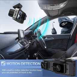 Lexium Dashcam voor auto - Dashcam - Dashcam voor auto voor en achter - Dashcam voor en achter - Dashcam voor en achter draadloos - Dual dashcam — thumbnail 5