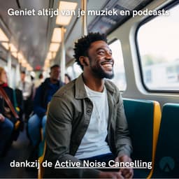 DunRock® Bubble - Sand gray wit - draadloze oordopjes met ANC noise cancelling - Bluetooth oortjes - Met DunRock App voor je smartphone — thumbnail 4