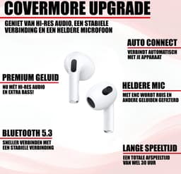 Bluetooth Oordopjes - Draadloze oortjes - Oortjes draadloos - Bluetooth 5.3 - Geschikt voor iPhone 12/13/14/15/16 Plus, Pro, Pro Max, iPad Pro, Air, 2022 en Samsung Galaxy A55, S24 - Noise Cancelling — thumbnail 4