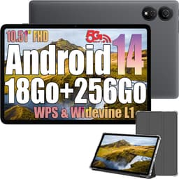 Oscal Pad 80 WiFi Tablet 10.51" FHD - 1200x1920 - Android 14 - 2.4G+5G WiFi 5 - RAM 18 GB - ROM 256 GB - 8200mAh - Grijs — thumbnail 1