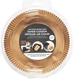 OTIX Airfryer Bakpapier - Bakpapiervellen - Rond - Accessoires - Bakspullen - 20x20 — thumbnail 1