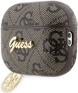 Guess 4G PU Leather Case - Apple Airpods Pro 2 (2e generatie) - Bruin — thumbnail 4